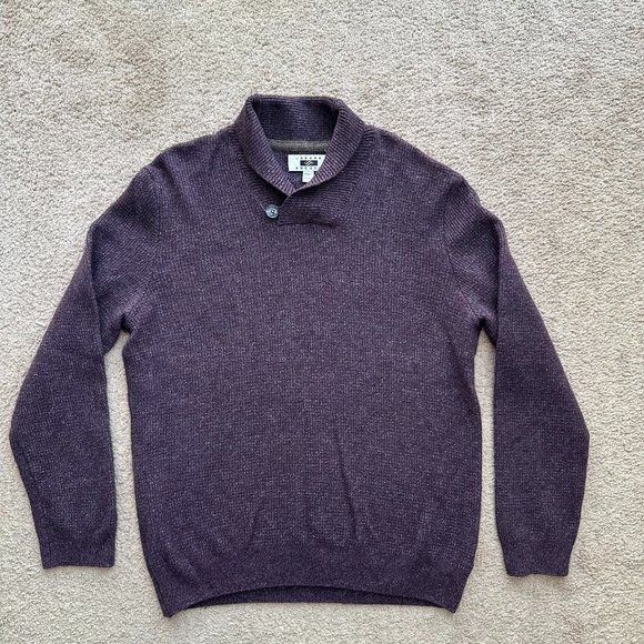 Joseph Abboud Sweater Mens 2XLT Cowl Neck Wool Blend Long Sleeve Pullover - Picture 1 of 10